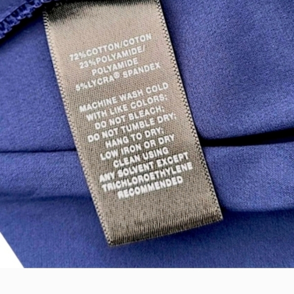 LAFAYETTE 148 NEW YORK, RICH ROYAL BLUE SHORT SLEEVE BUTTON DOWN SHIRT SIZE MED - Picture 4 of 6